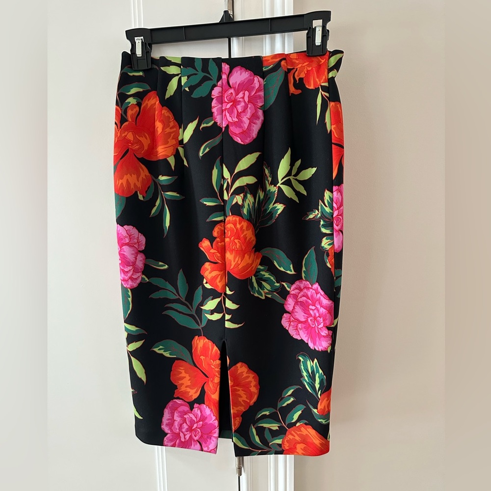 Express Floral Midi Skirt - 00